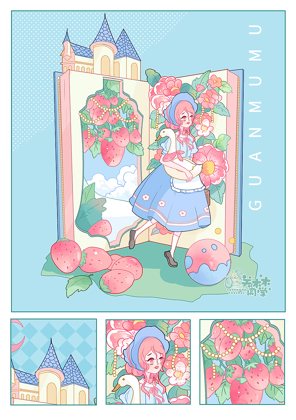 小精灵和少女图集（图ZMzA5MTY5MjE2） - 创作习作 - 站酷设计师关木木同学原创素材 - 站酷ZCOOL