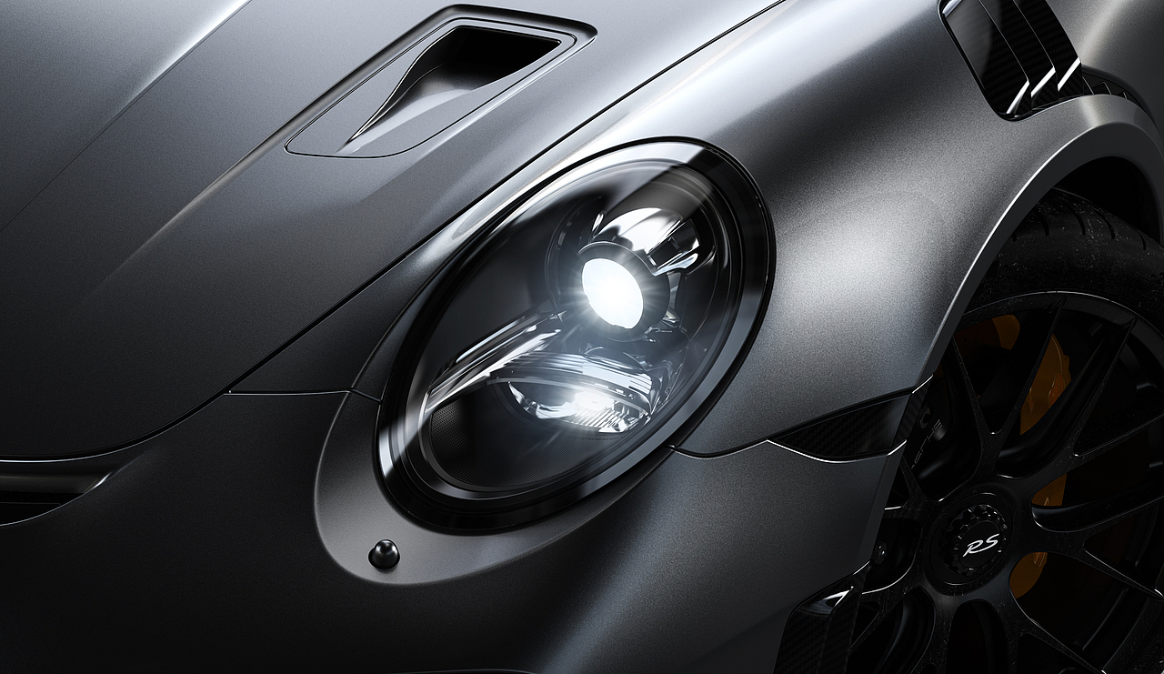 【Keyshot】Porsche 911 GT2RS（图ZMzA0NTExMDQ0） - 机械/交通 - 站酷设计师小亦i原创素材 - 站酷ZCOOL