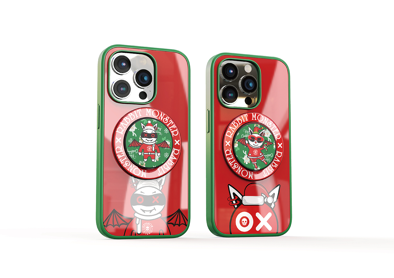 原创怪兽兔IP第6弹插画设计(圣诞系列)