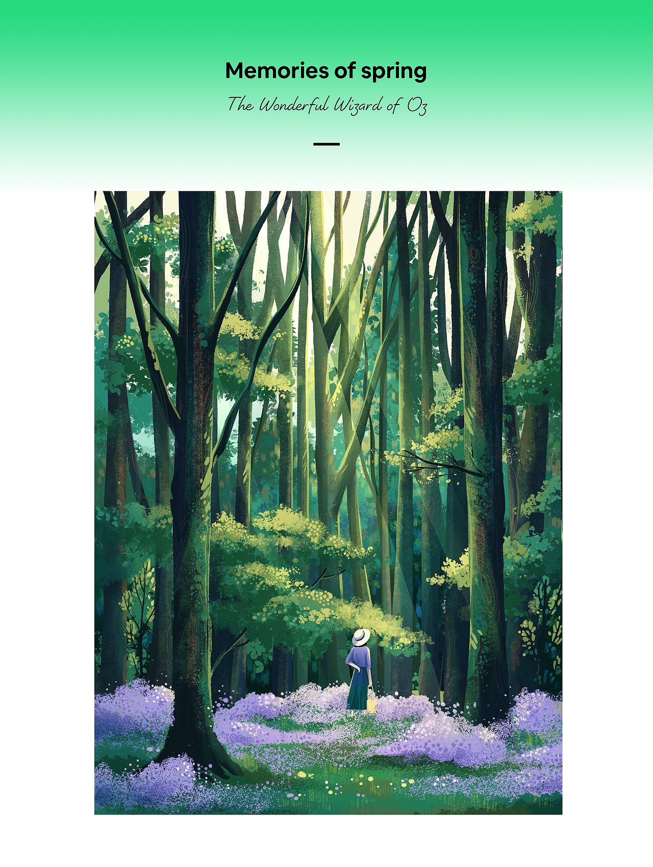 Memories of spring（图ZMzAwNDE1NzMy） - 创作习作 - 站酷设计师倩JadeZhang原创素材 - 站酷ZCOOL