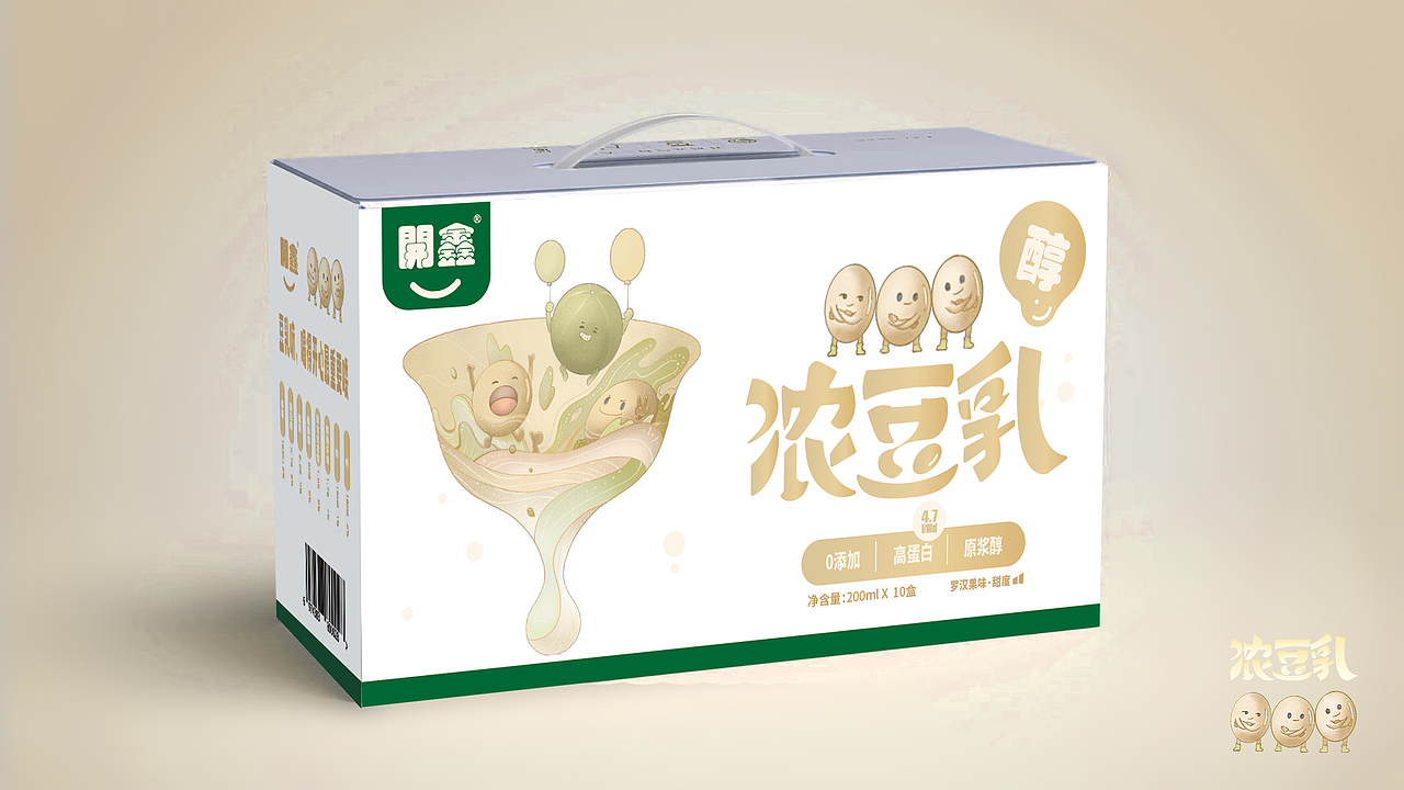豆乳嘛，喝得開鑫最重要嘍（圖ZMzUyNDA0MDky） - 包裝 - 站酷設計師KUMl原創(chuàng)素材 - 站酷ZCOOL