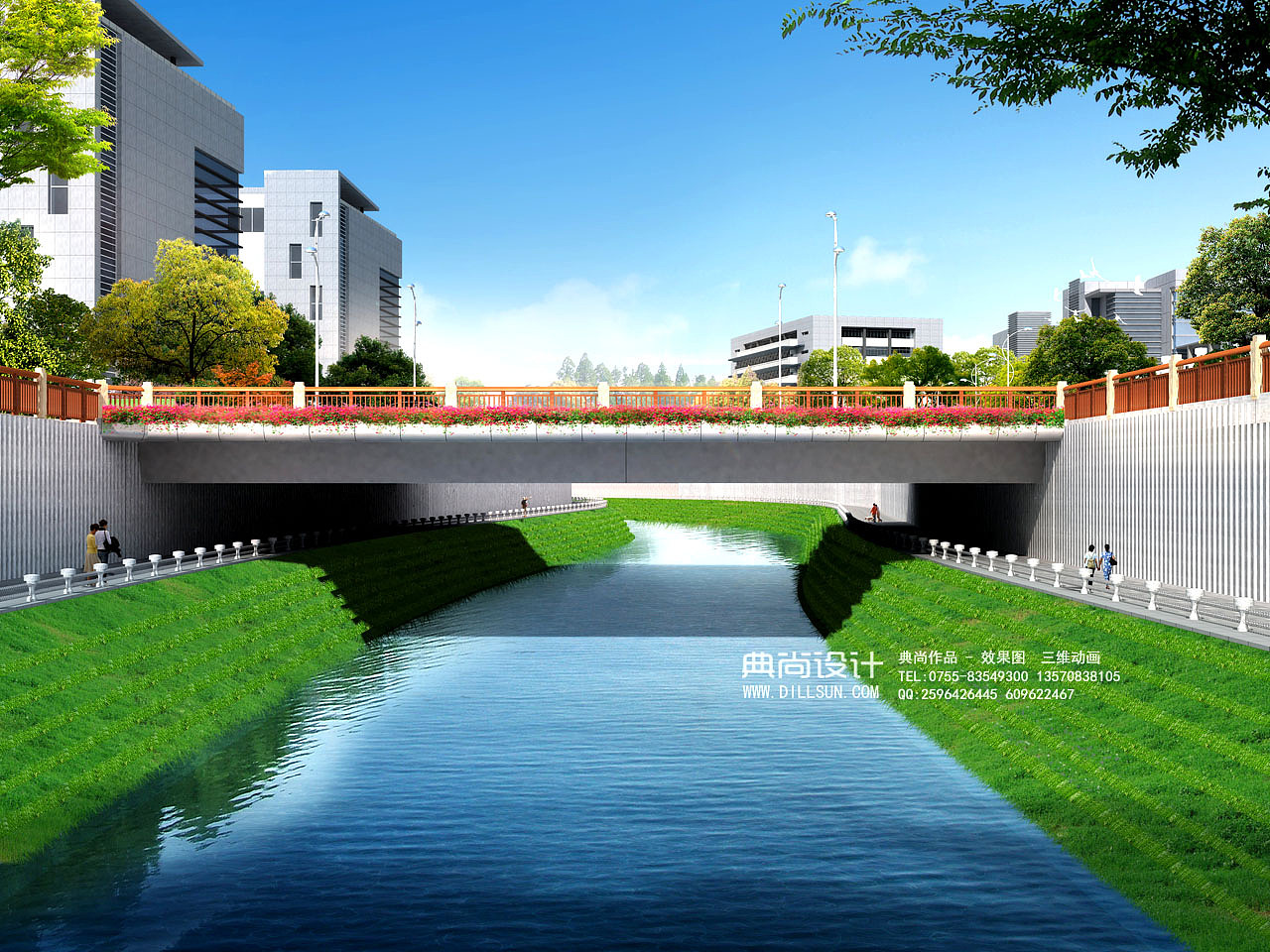 桥梁设计效果图