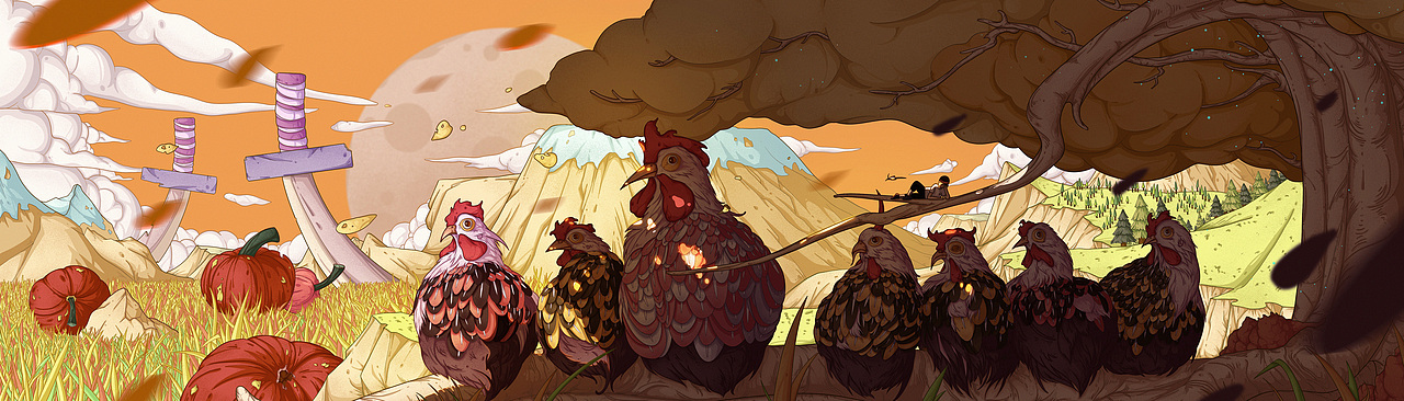 天羿TEAR——2022年度插画总结（图ZMzI5NjUyNDgw） - 新锐潮流插画 - 站酷设计师天羿TEAR原创素材 - 站酷ZCOOL