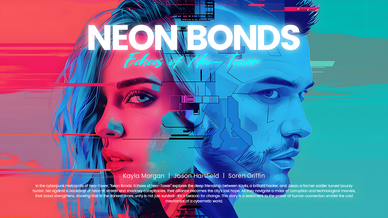 AI故事集《霓虹之链-新塔城的回声》