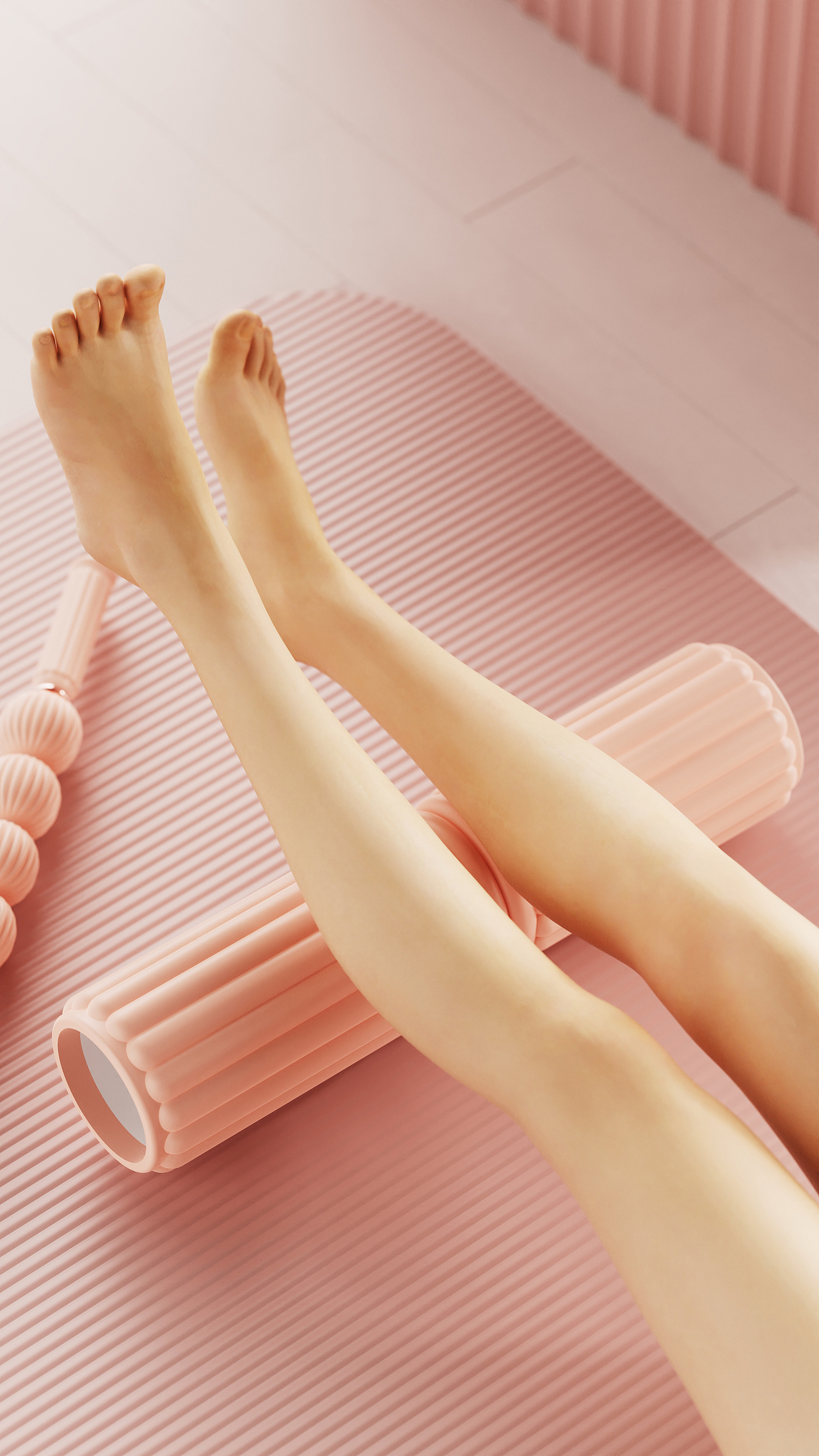 瑜伽按摩套装（图ZMzU1NTU3NTg0） - 生活用品 - 站酷设计师元气UP设计原创素材 - 站酷ZCOOL