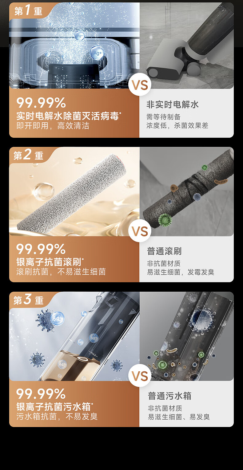 追觅吸拖扫一体机洗地机H30 Pro Plus Mix 渲染图（图ZMzcwMzkyMTAw） - 产品 - 站酷设计师广州上众原创素材 - 站酷ZCOOL