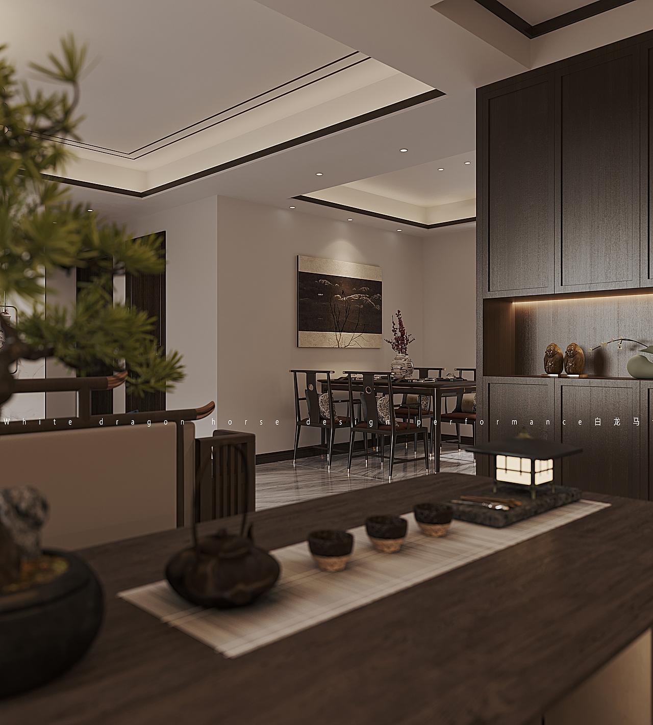 白龙马效果图——最近作品