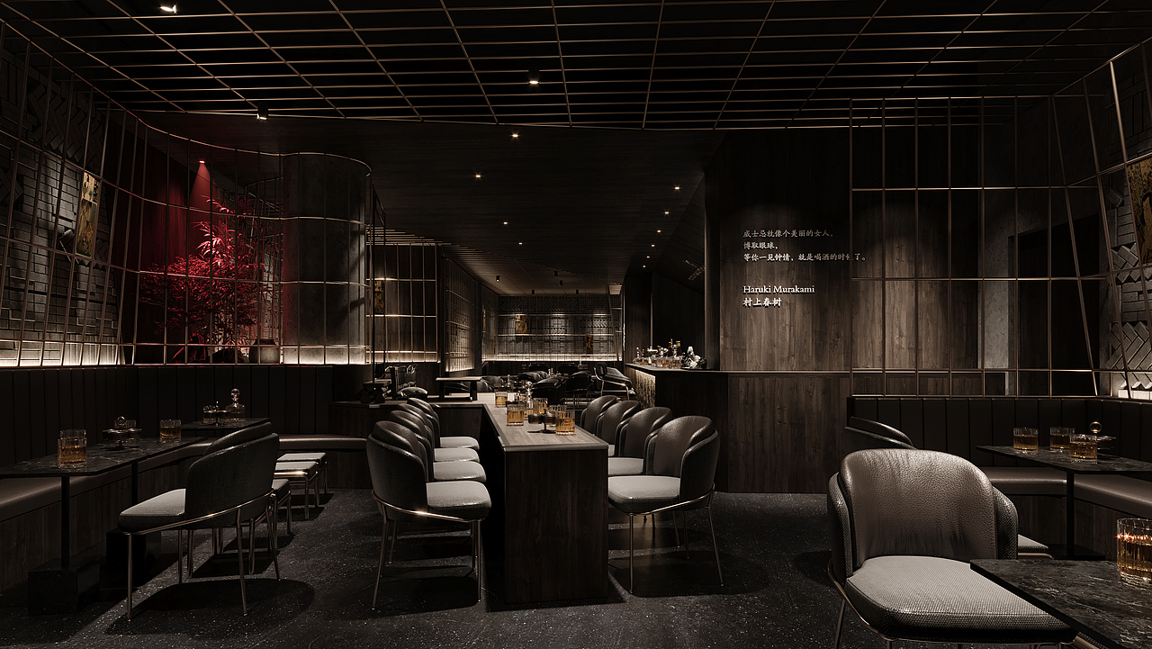 酒吧（图ZMzA2OTUwNjM2） - 酒店餐饮设计 - 站酷设计师LM效果图表现师原创素材 - 站酷ZCOOL