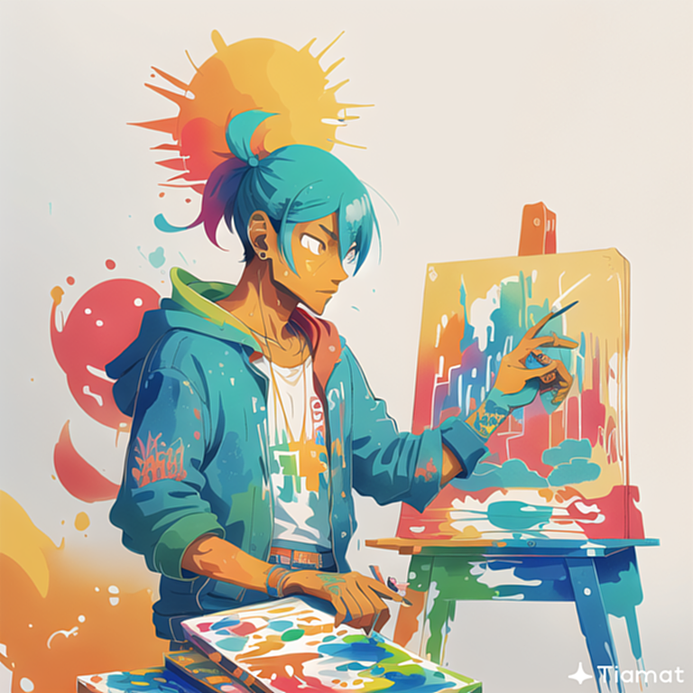 Tiamat AI 绘画——放松一下(一)