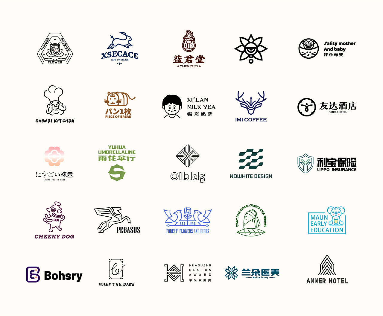 01257奔涌logo合集 - 012612021字体创作111奔涌字体设计1992020字体