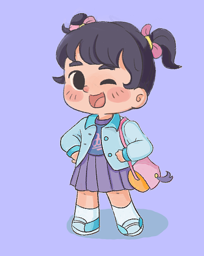 临摹小女孩2（图ZMzAzNTg4NzIw） - 儿童插画 - 站酷设计师lpp呸原创素材 - 站酷ZCOOL