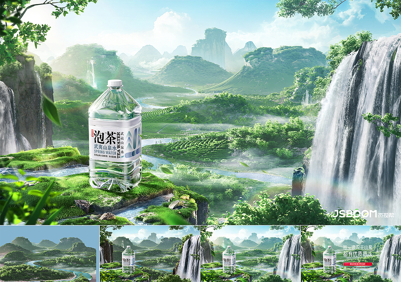 【教程】三维场景PS后期润色 思维&技法详解