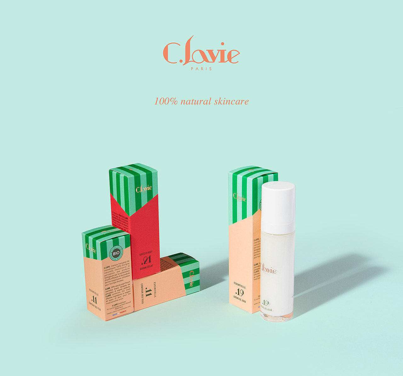护肤品产品包装和VI设计|C.LAVIE|法国设计（图ZMzAyOTAxOTc2） - 包装 - 站酷设计师LiLiIoveFR原创素材 - 站酷ZCOOL