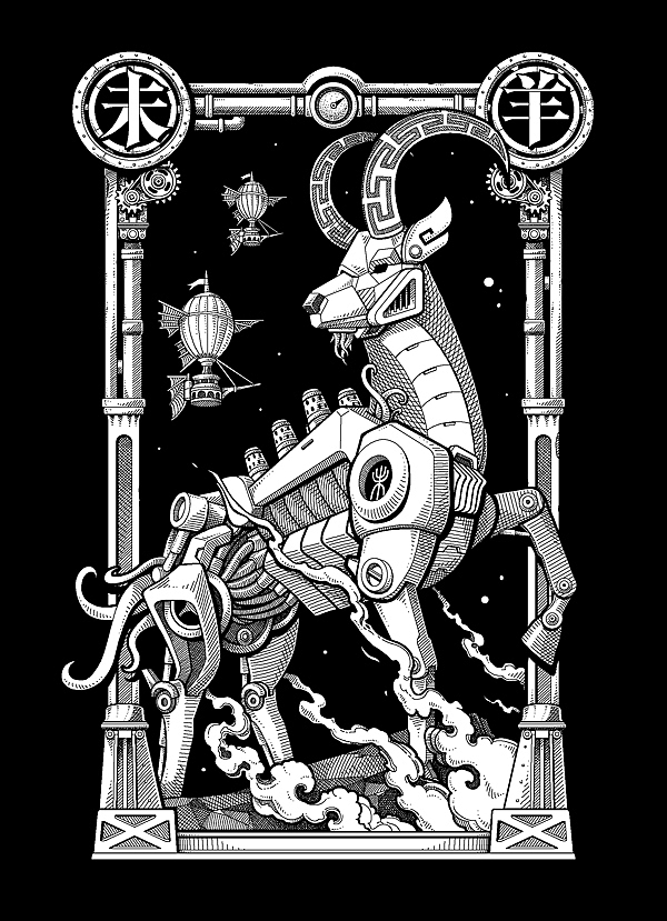 蒸汽朋克十二兽系列