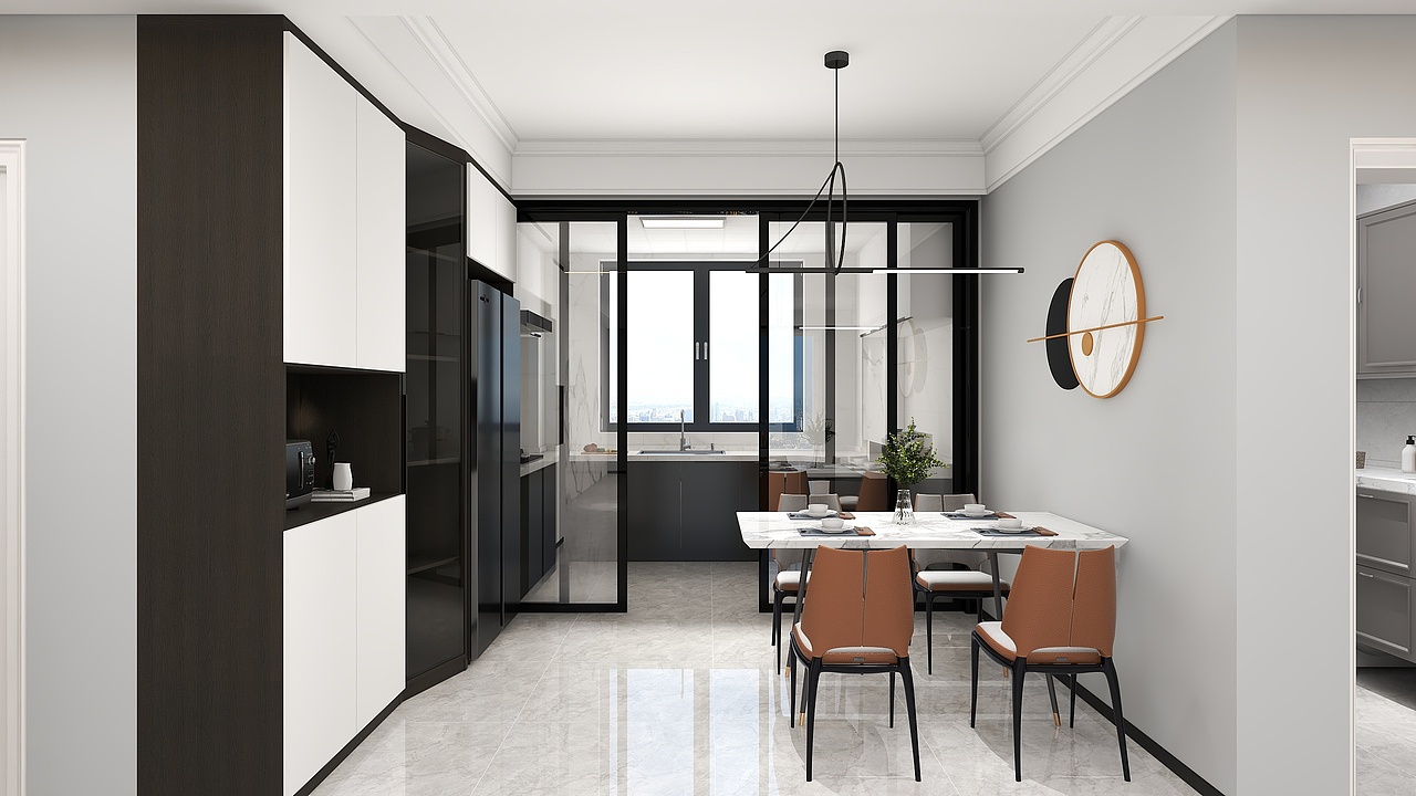 【现代】150㎡户型效果图