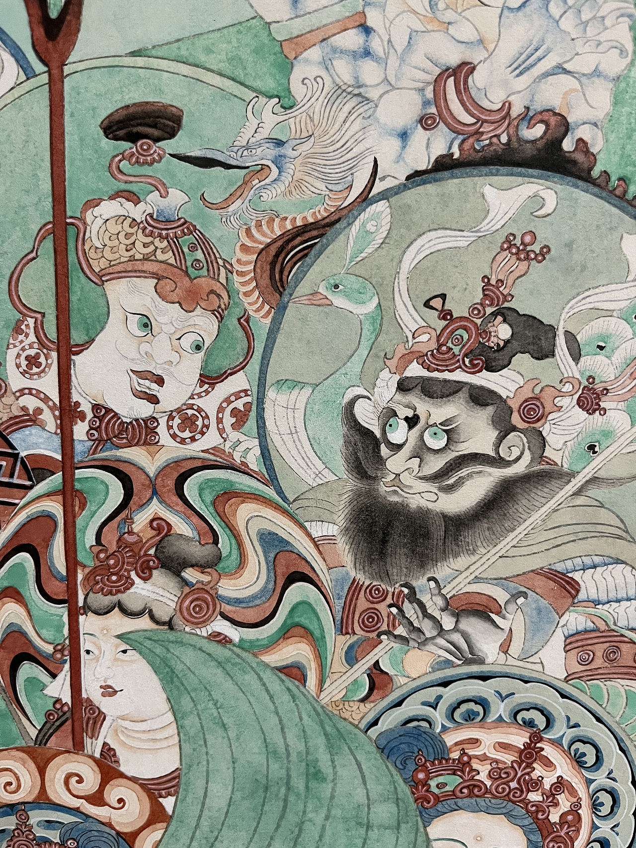 敦煌壁画（图ZMzAzMTcxOTQw） - 艺术插画 - 站酷设计师布灵布灵的野王原创素材 - 站酷ZCOOL