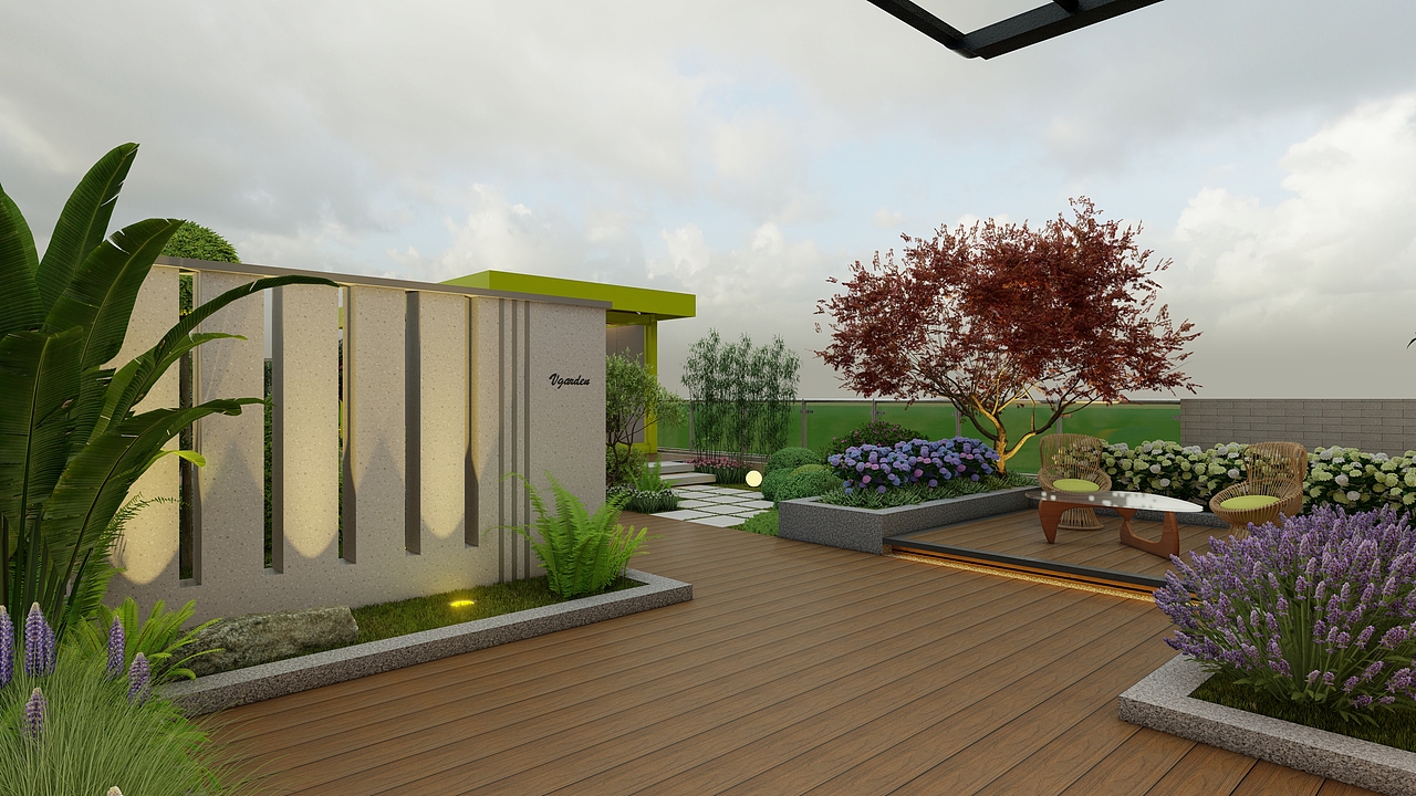 Valley garden——屋顶花园景观设计（图ZMzA3NTg2NTYw） - 景观设计 - 站酷设计师初仔是也原创素材 - 站酷ZCOOL