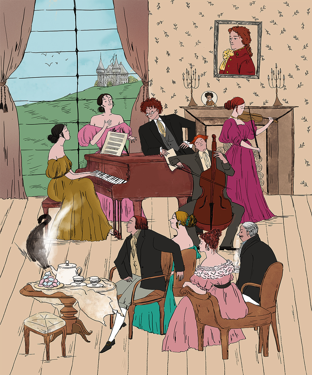 教科書封面插畫