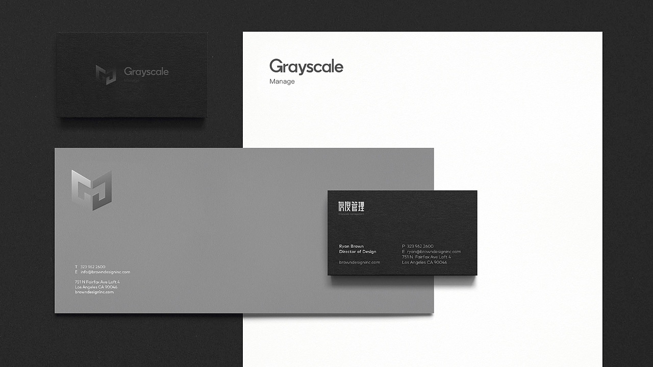 灰度管理Logo设计