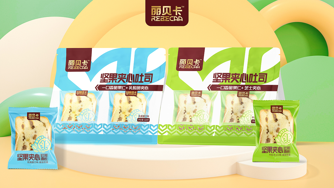 思睿设计——河北双荣|坚果吐司面包|包装设计