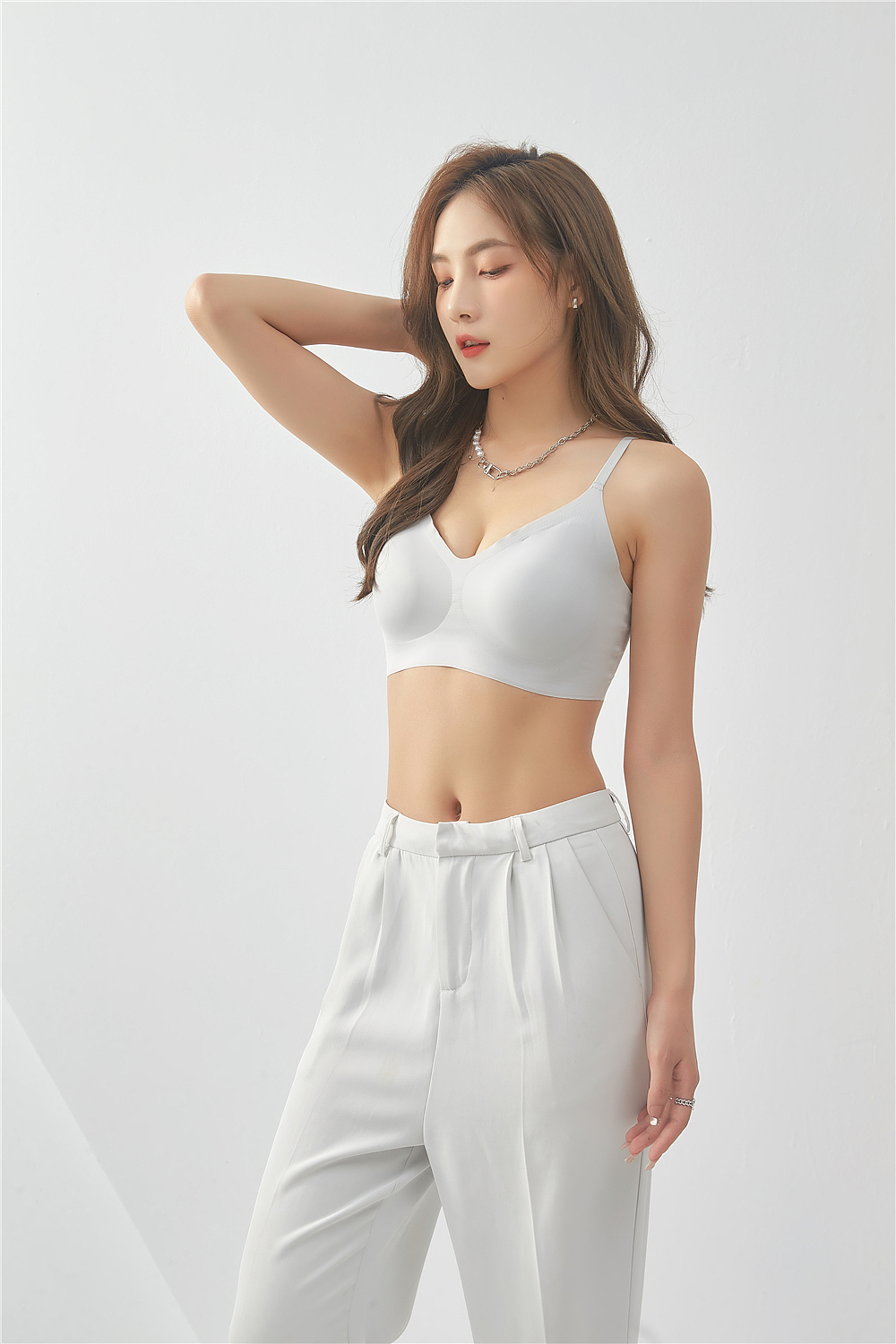 义乌抹胸拍照，运动文胸抹胸吊带模特实景拍摄服务