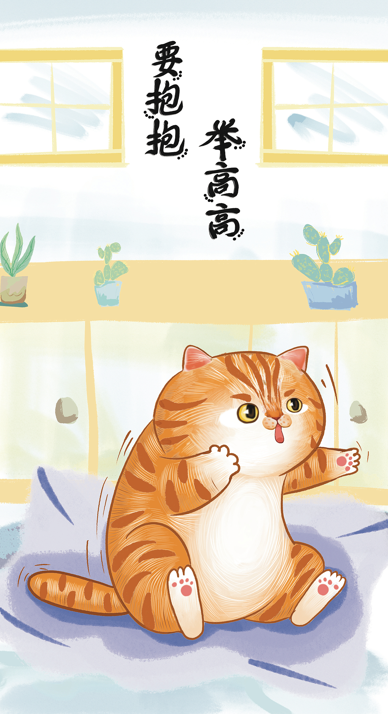 萌主猫-要抱抱举高高