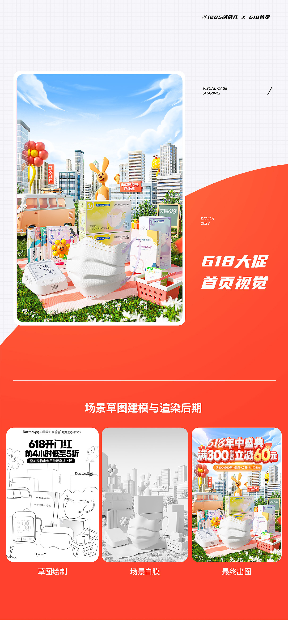 618手机端首页视觉分享-医疗器械（图ZMzQ0NzcyMzQ4） - 电商 - 站酷设计师朵儿朵儿1原创素材 - 站酷ZCOOL