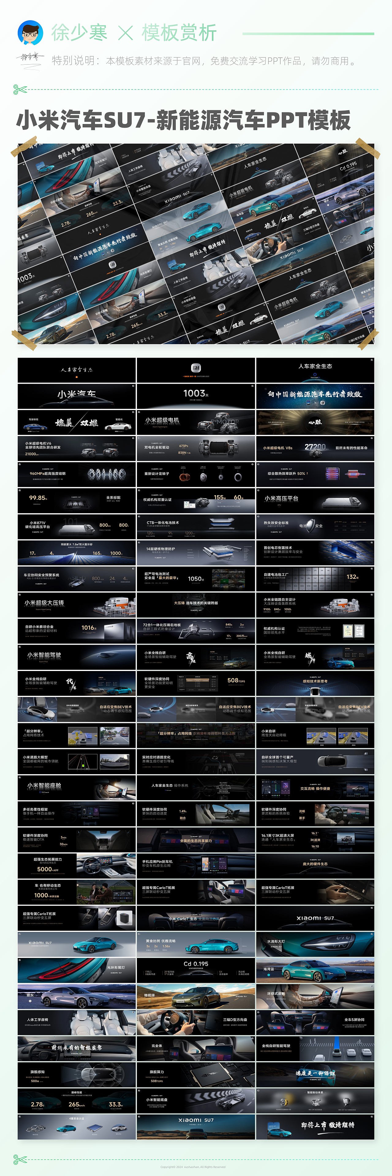 我为小米汽车小米SU7做了一组PPT 90页丨PPT365 第16期（图ZMzYxMDAzOTI0） - PPT/Keynote - 站酷设计师徐少寒PPT原创素材 - 站酷ZCOOL