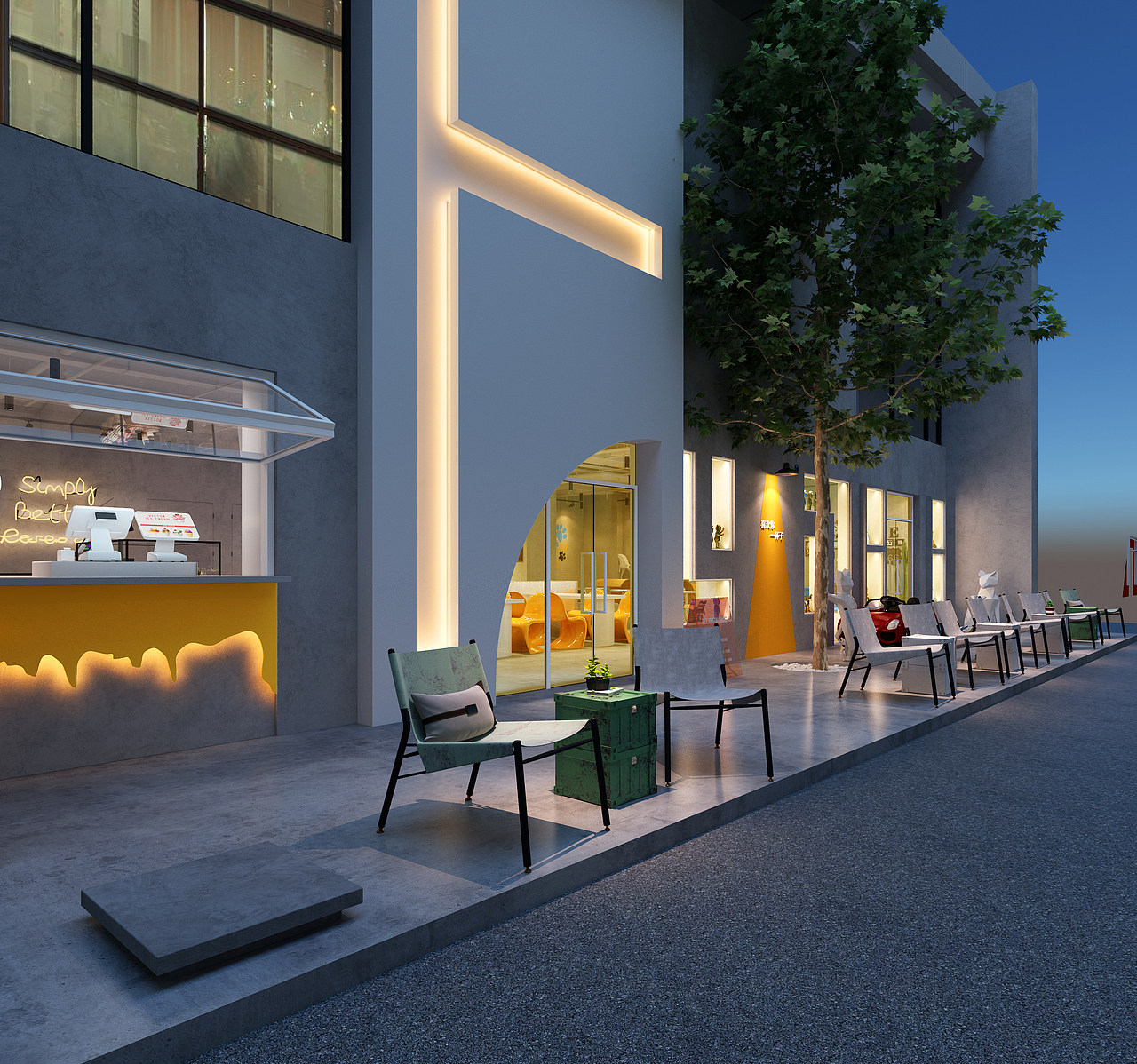 GOGOYO-宠物餐厅效果图