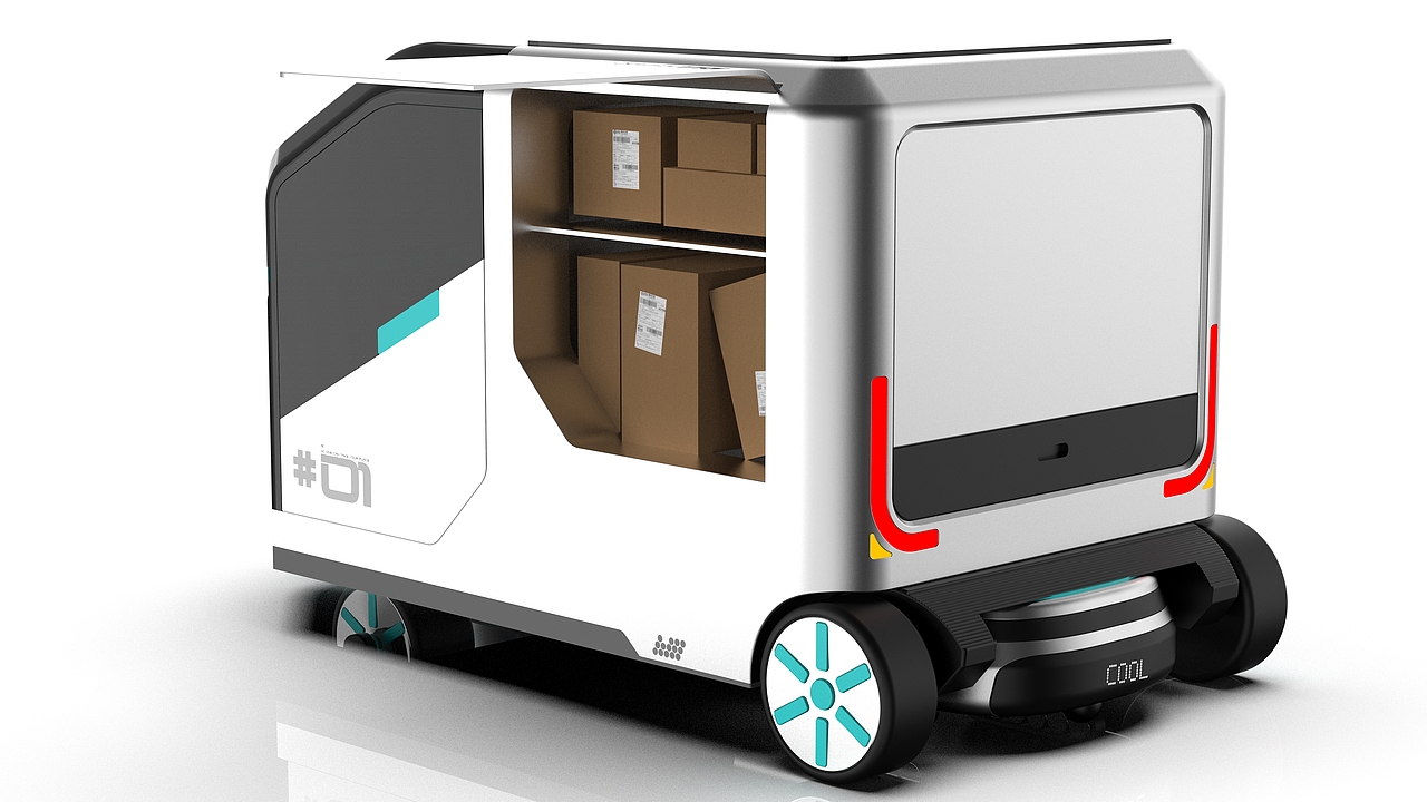 模块化快递车设计 | BNN工业设计（图ZMzU0ODQzMzIw） - 交通工具 - 站酷设计师BNNdesign原创素材 - 站酷ZCOOL