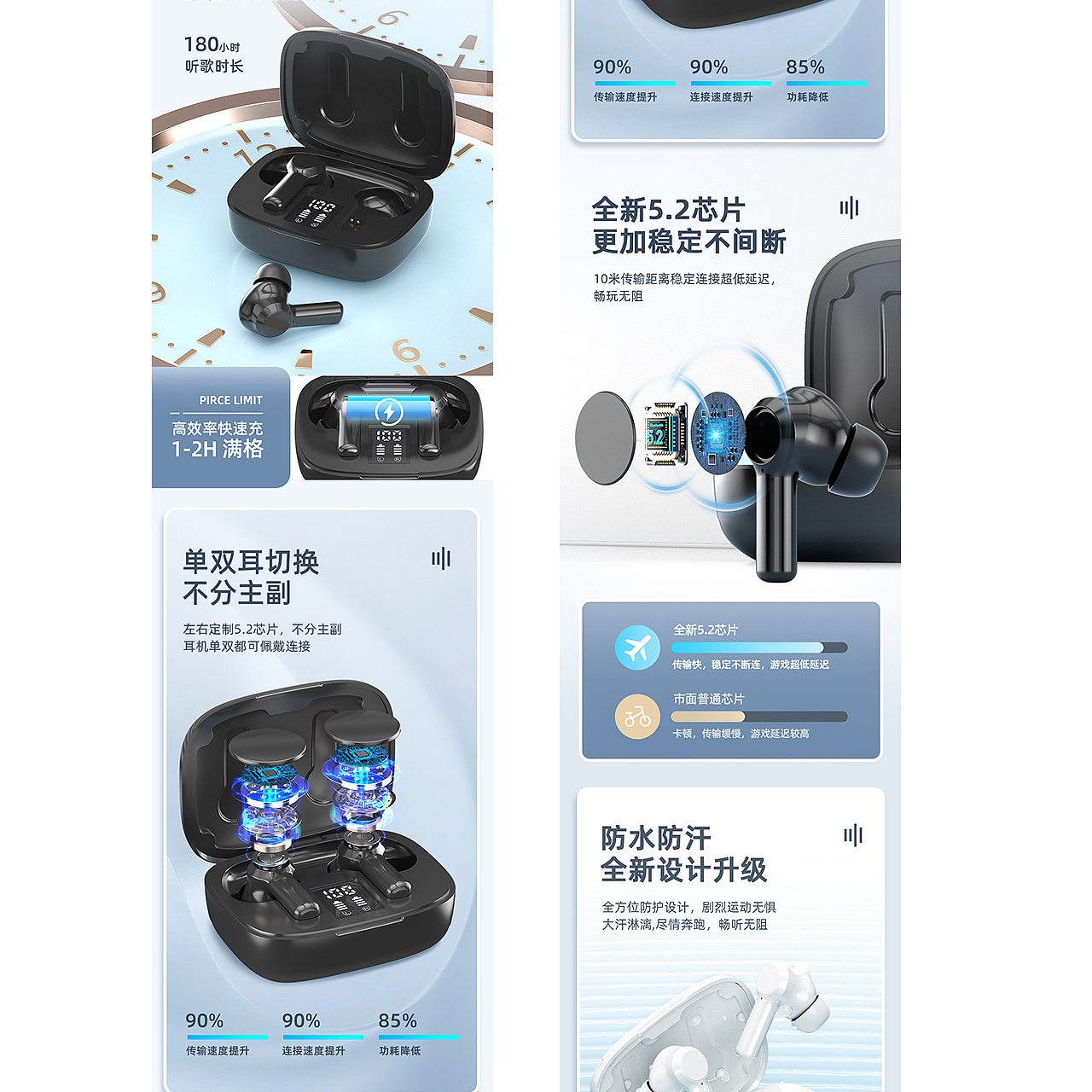 数显-蓝牙电量数显耳机渲染（图ZMzI0MTY3Njcy） - 电商 - 站酷设计师阿泽机长原创素材 - 站酷ZCOOL