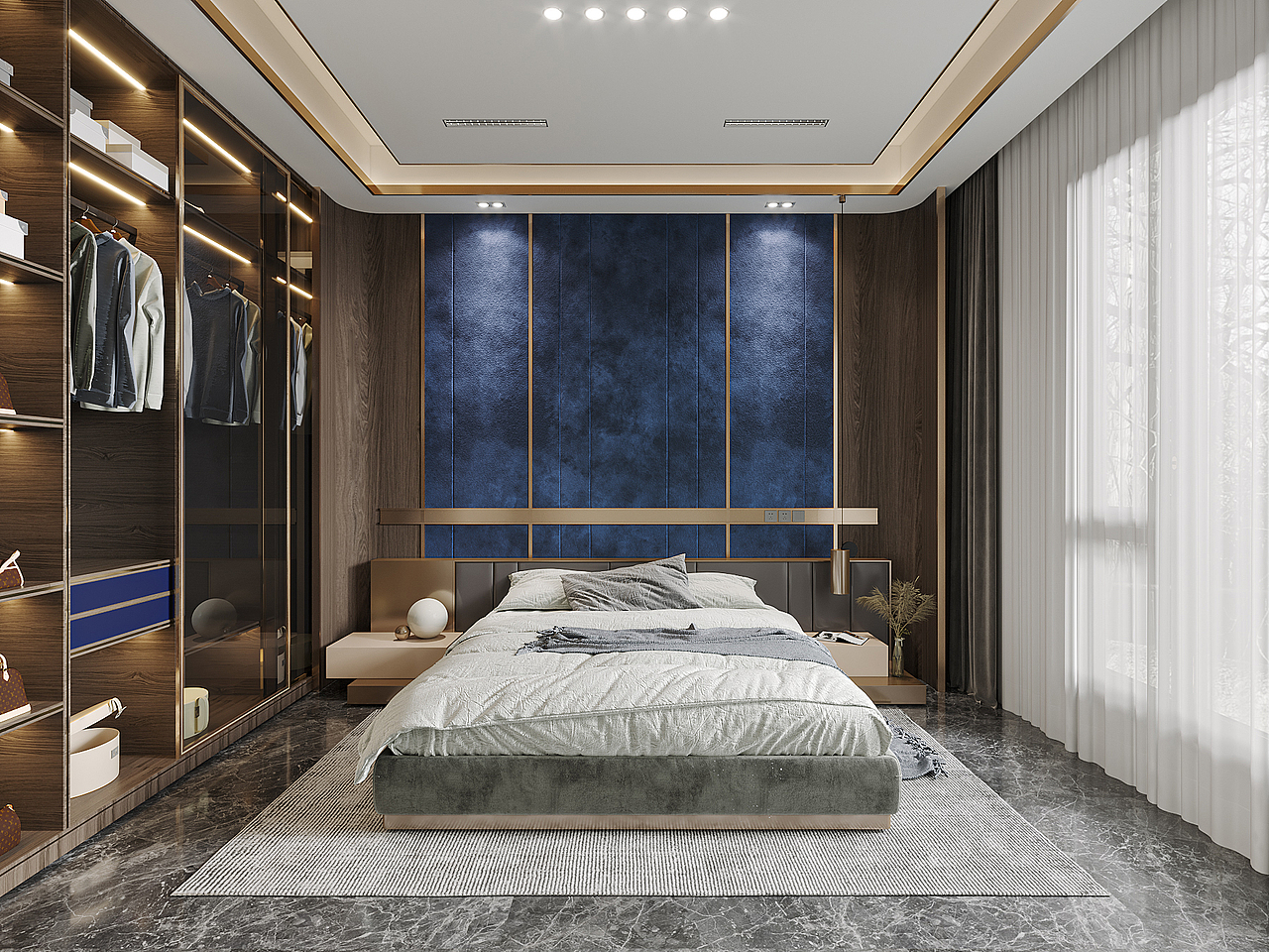 挑空轻奢 豪宅的内敛 让人想进去喝一杯红酒听一曲悠然