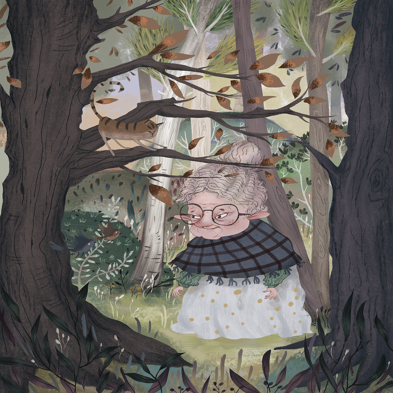 神秘的礼物（图ZMjk3NjA2MjE2） - 儿童插画 - 站酷设计师嗨放轻松原创素材 - 站酷ZCOOL