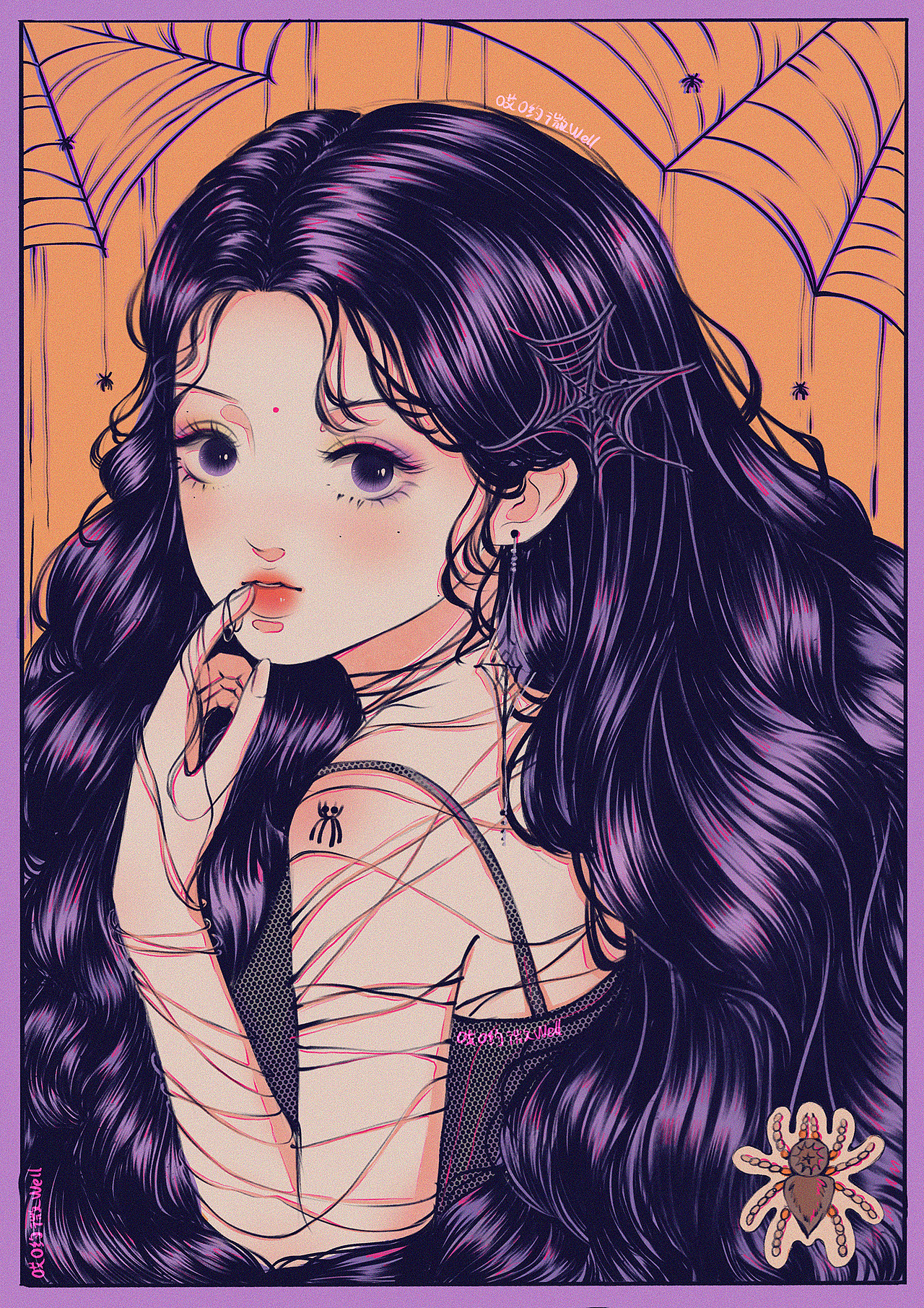 迷人的小妖精插画合集（图ZMzAyNTU3MjU2） - 创作习作 - 站酷设计师哎哟微well原创素材 - 站酷ZCOOL