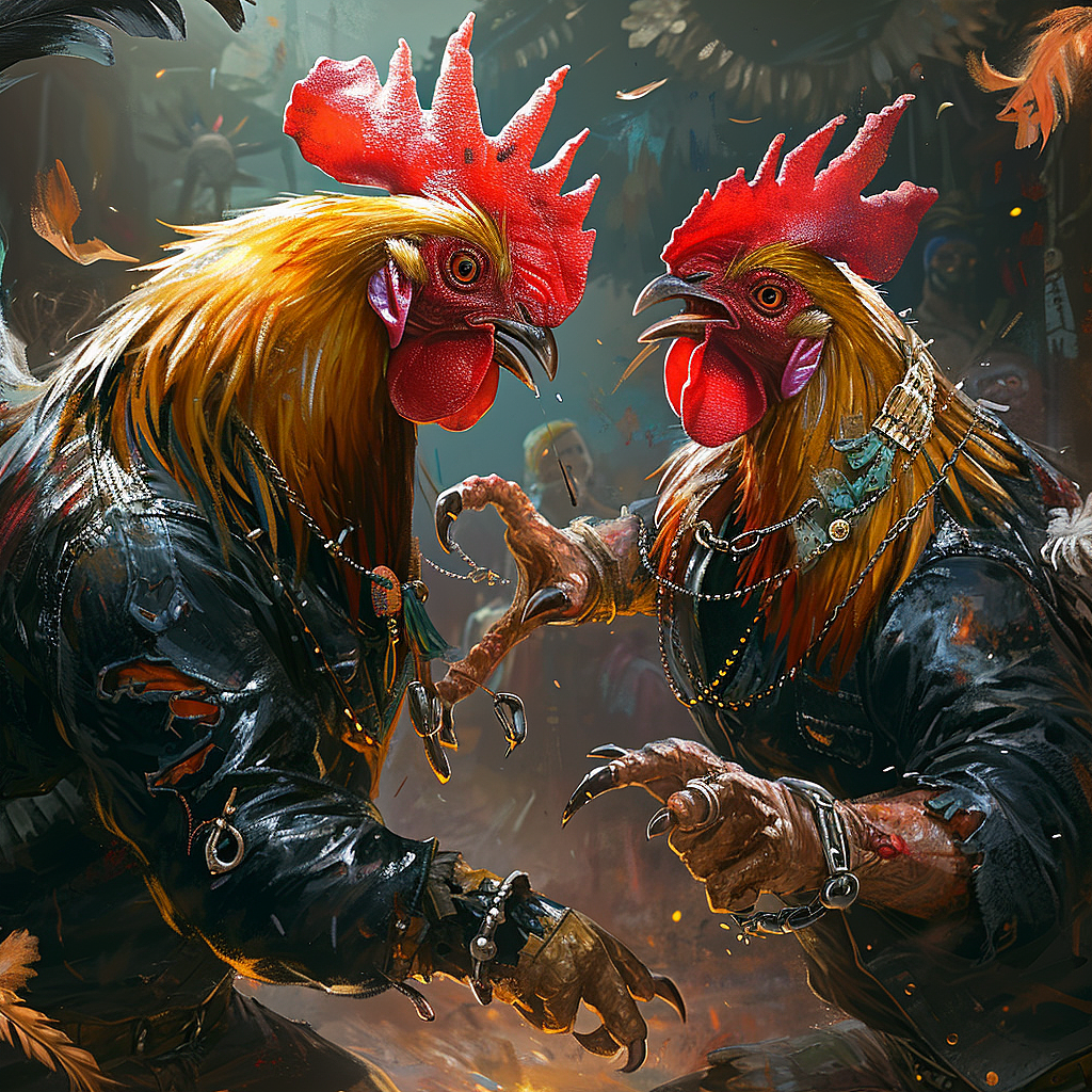 SD和MJ的技术演练脑暴图——鸡系列--斗鸡篇