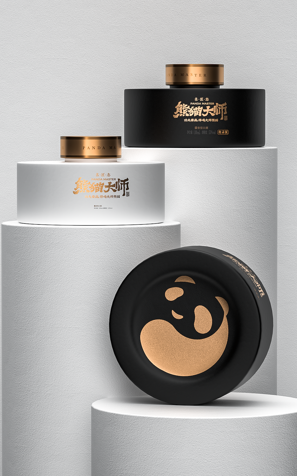 DODE CASE | 熊貓大師品牌小醬酒產品設計#酱香小酒（图ZMzUwOTAyOTgw） - 包装 - 站酷设计师東德設計青雲白原创素材 - 站酷ZCOOL