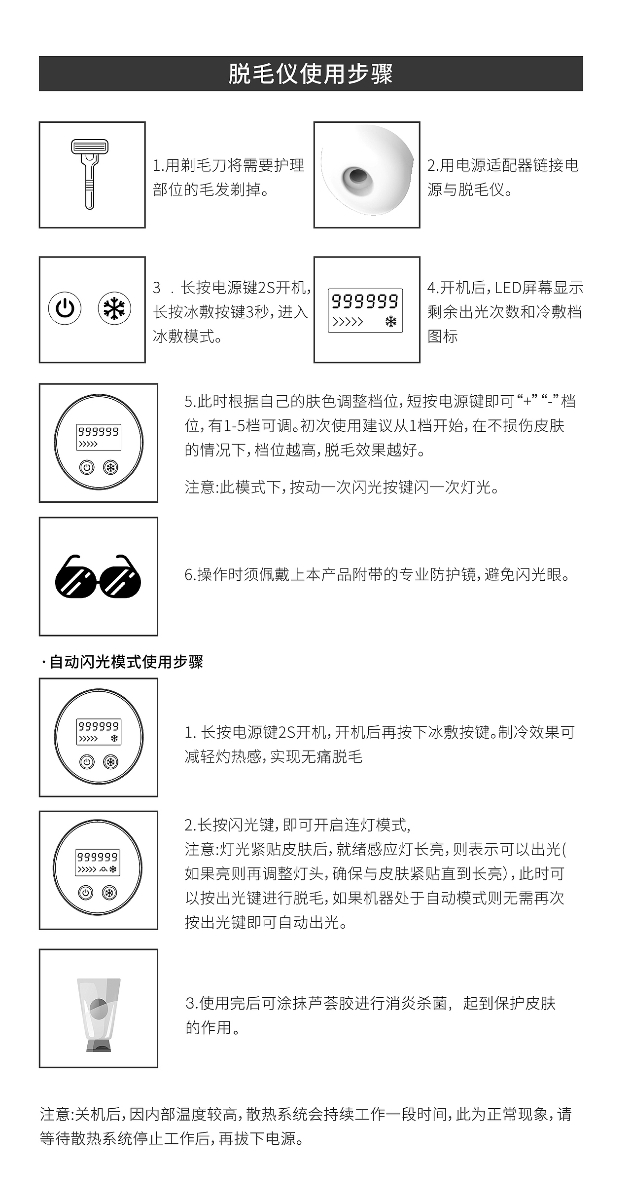 冰点脱毛仪-说明书（图ZMzI4ODU0OTYw） - 书籍/画册 - 站酷设计师王Doller原创素材 - 站酷ZCOOL