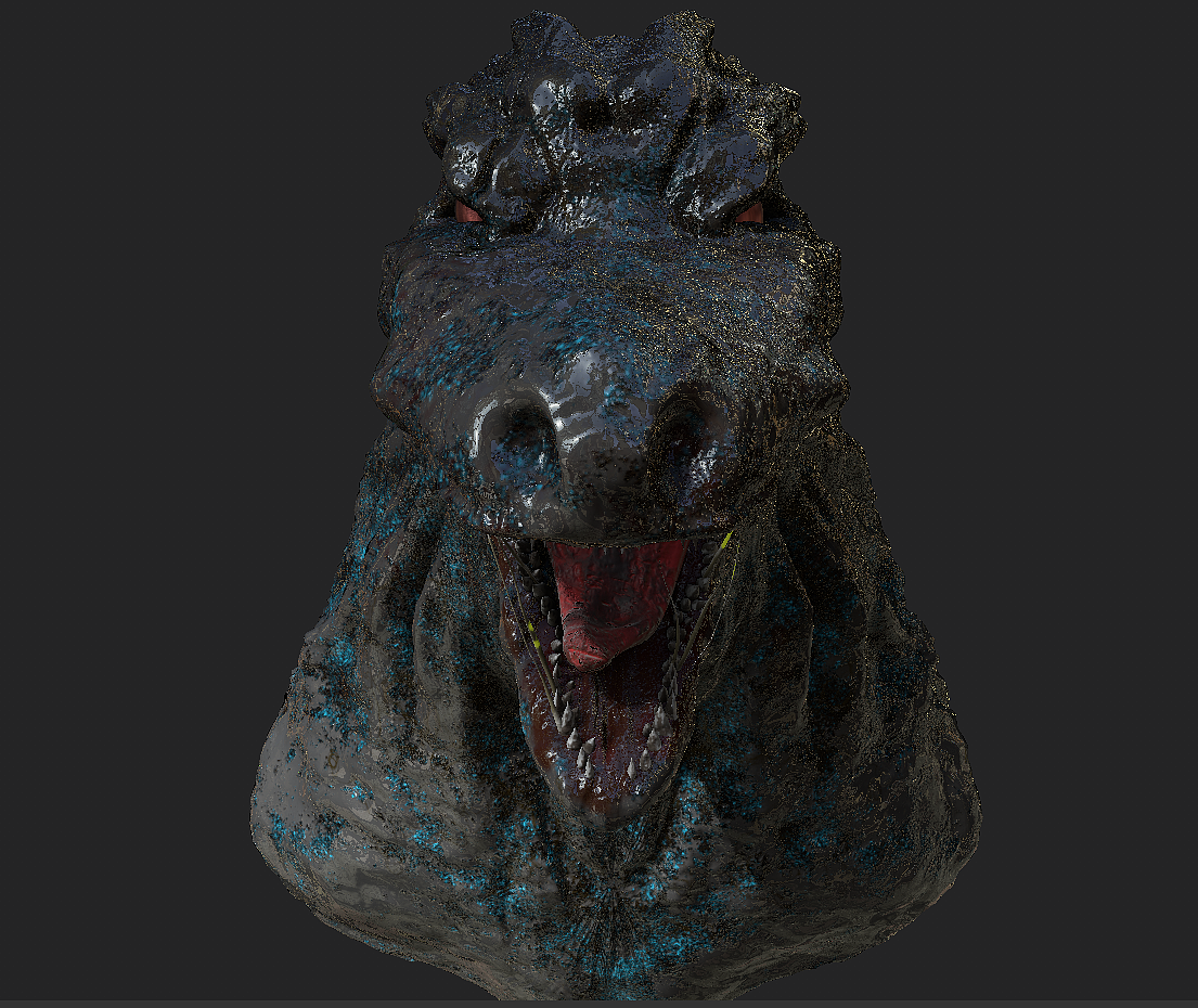 怪兽雕刻制作——三维