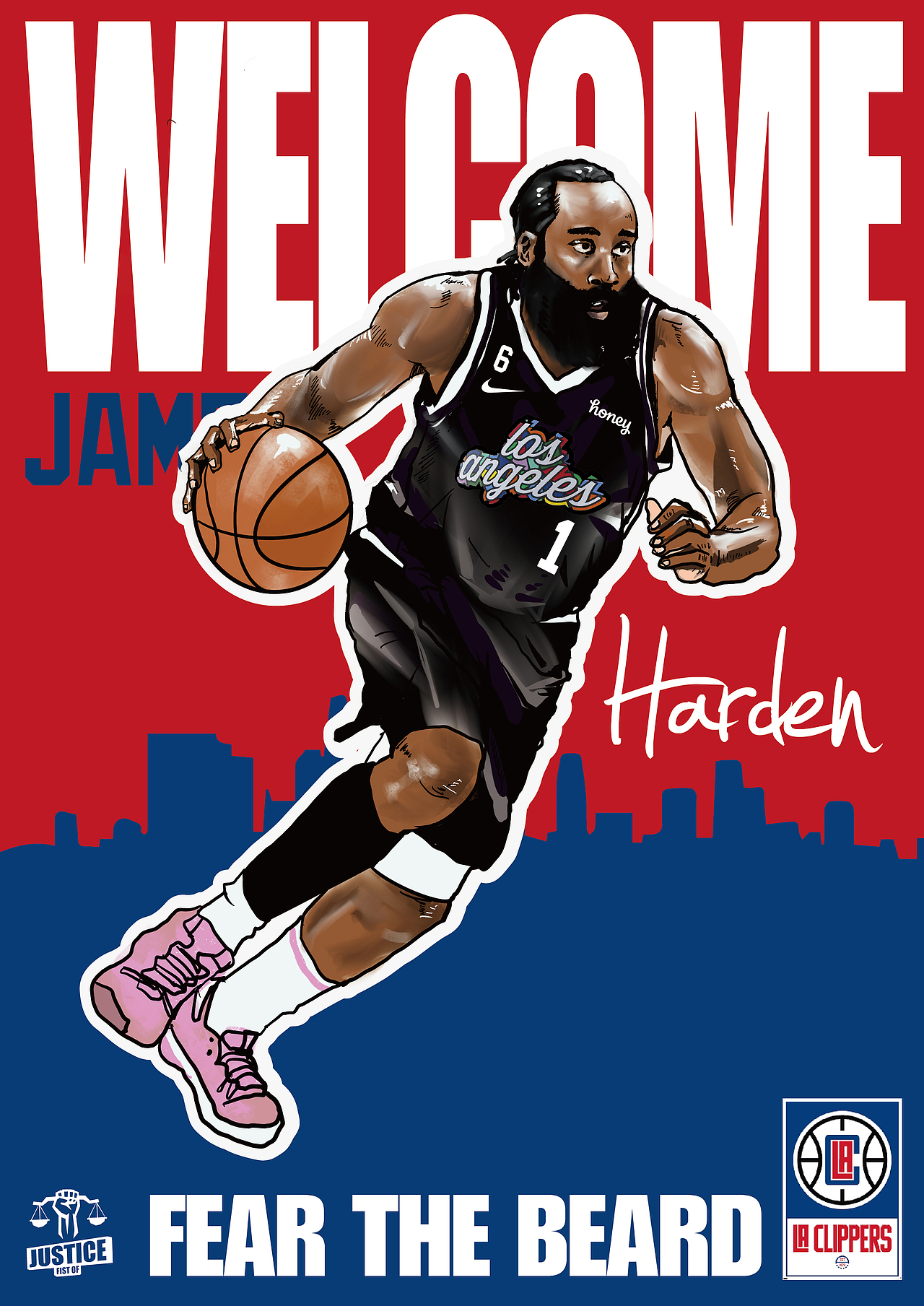 哈登籃球插畫(huà)（圖ZMzU0Mjg5OTEy） - 新銳潮流插畫(huà) - 站酷設(shè)計(jì)師旦旦工作室原創(chuàng)素材 - 站酷ZCOOL