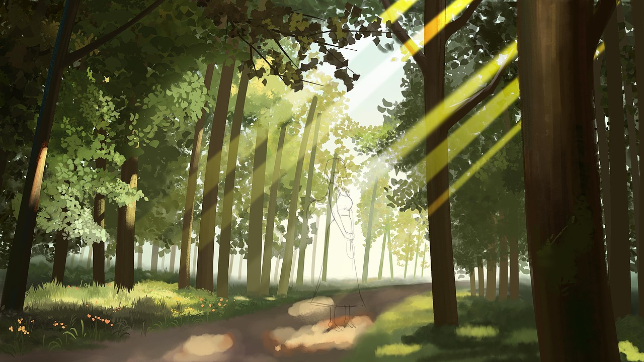 漫步（圖ZMjk3NzA5NTg0） - 商業(yè)插畫 - 站酷設(shè)計(jì)師殷十卌原創(chuàng)素材 - 站酷ZCOOL