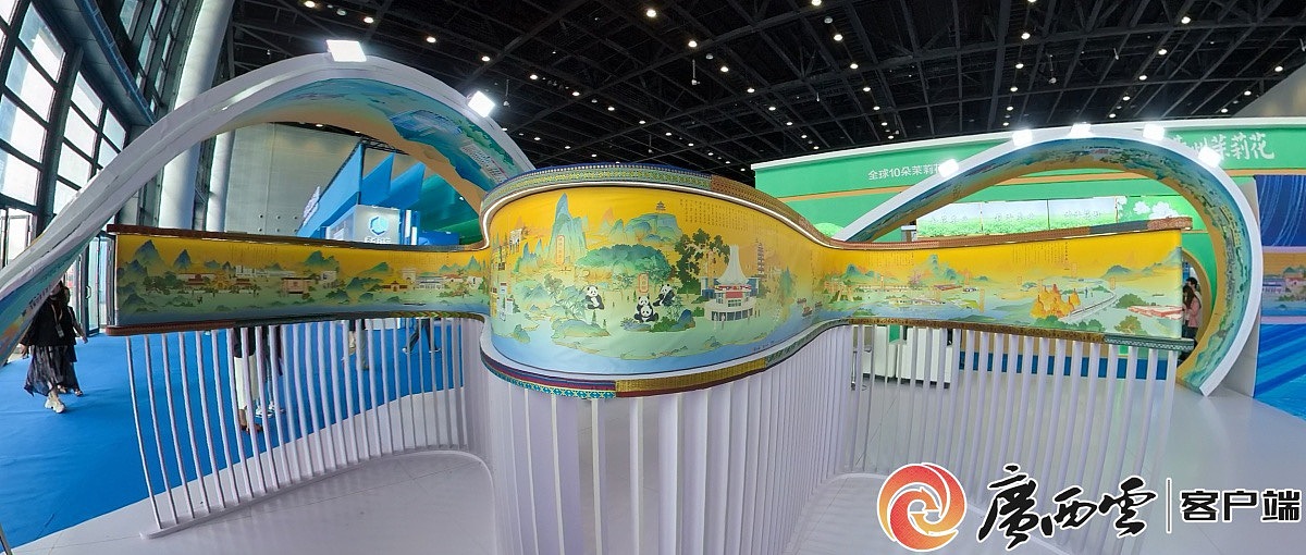 广西日报 | 东盟博览会《丝路山海卷》插画长卷（图ZMzUzNjMxOTc2） - 商业插画 - 站酷设计师嘿阿然原创素材 - 站酷ZCOOL