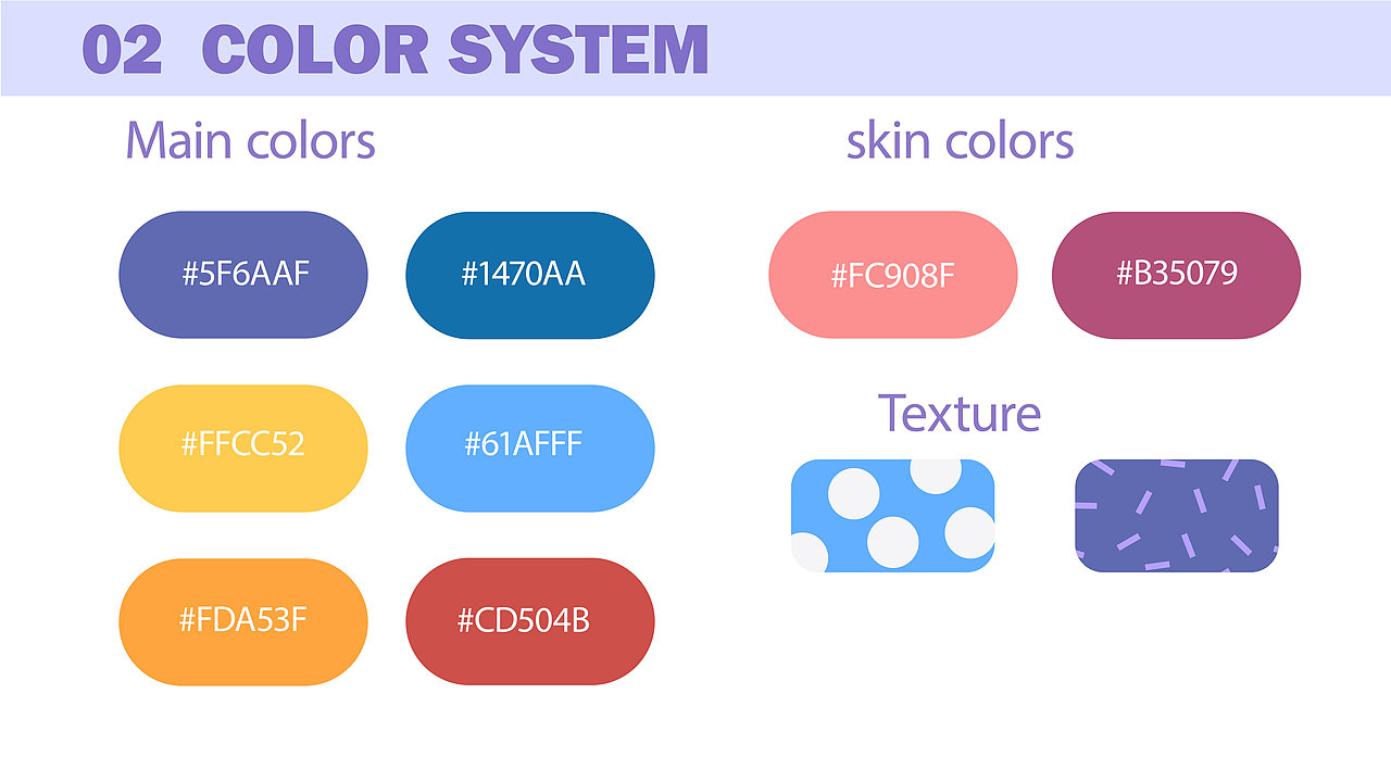 人物情绪版设计