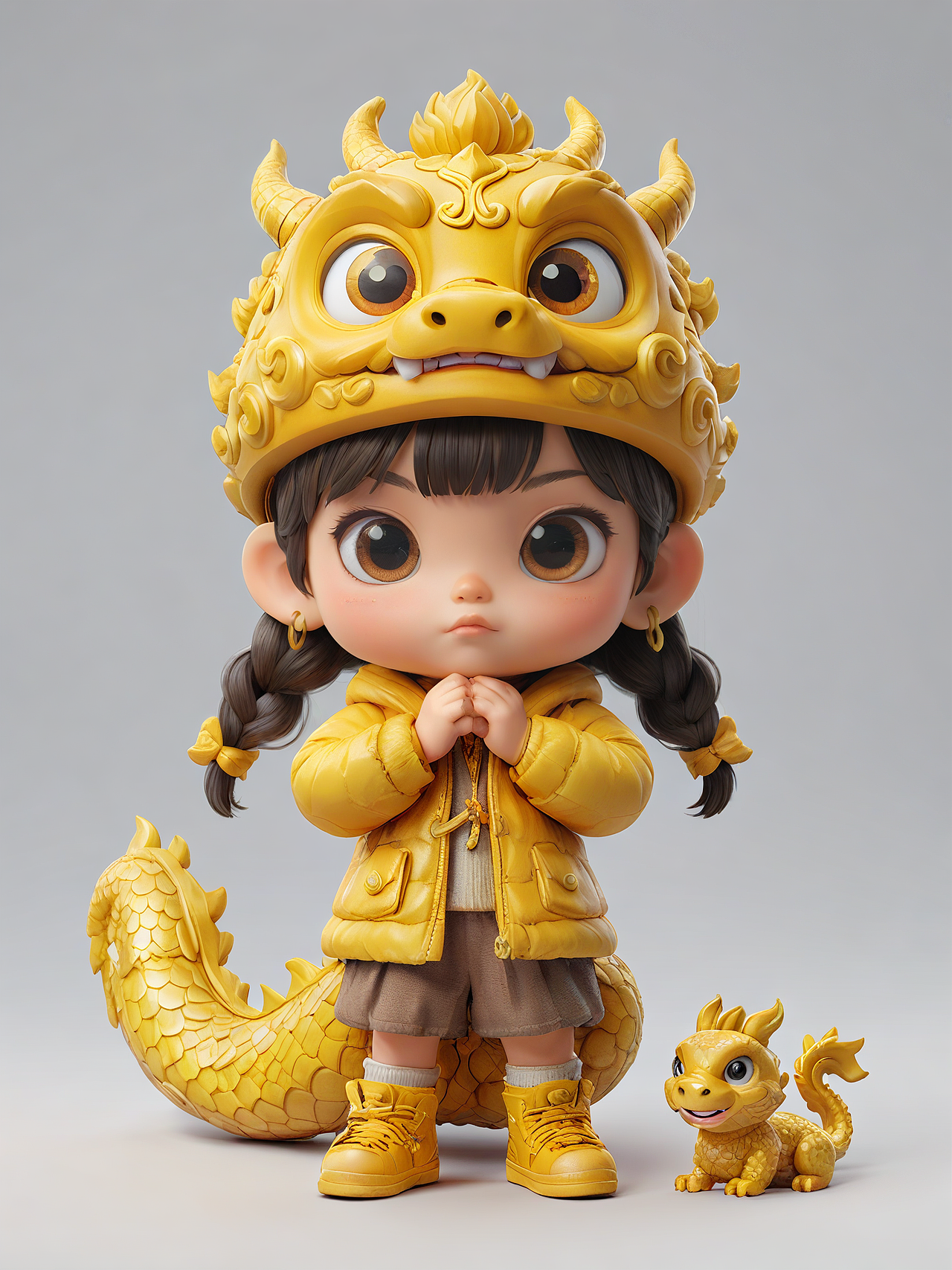 由WHEE生成的龙年守护神||一起成长~（图ZMzYwNDY5MDQ0） - AI作品 - 站酷设计师好消息哇原创素材 - 站酷ZCOOL