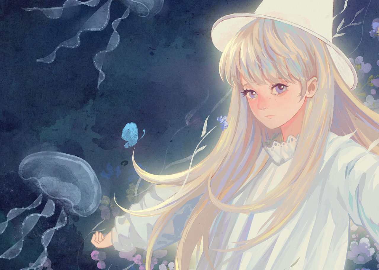 蓝色系列#01 蓝萤草