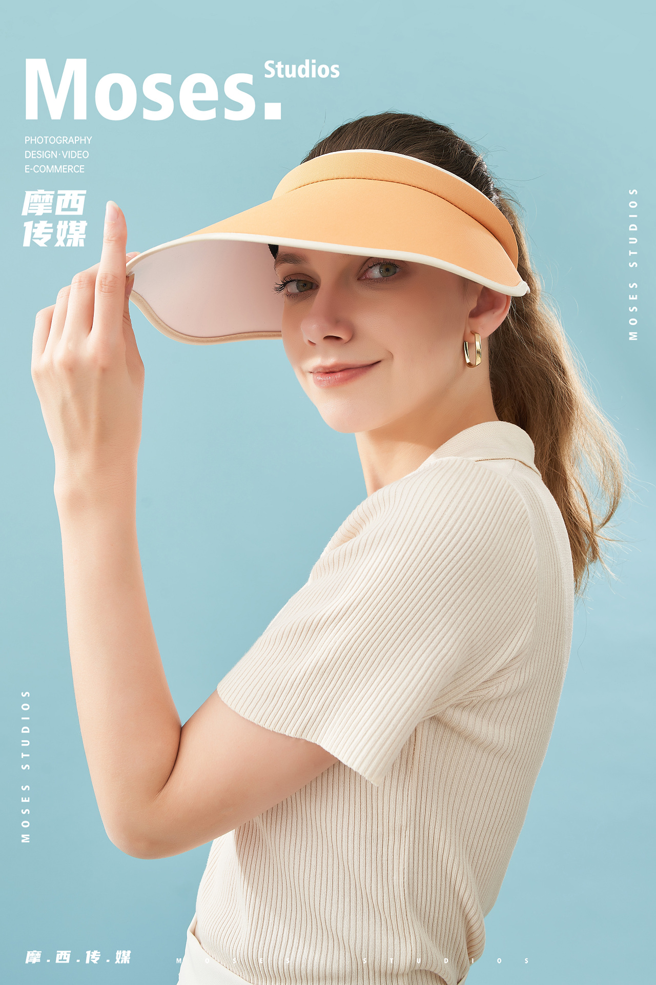 遮阳帽模特图（图ZMzA3MDIyMzk2） - 人像摄影 - 站酷设计师摩西传媒原创素材 - 站酷ZCOOL