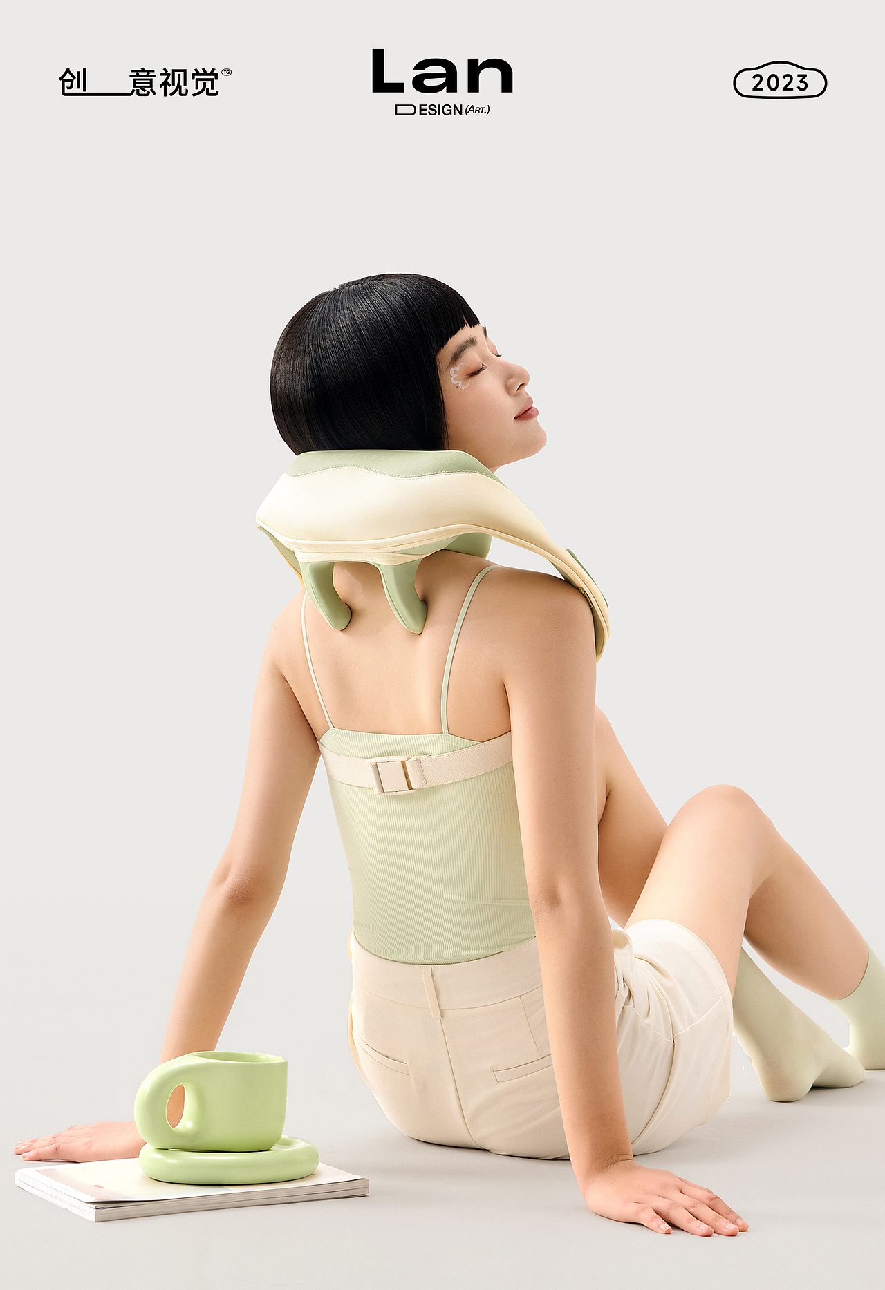商业产品拍摄｜懒云肩颈按摩仪｜Lan Design Art 2023（图ZMzU4NTI2NTI4） - 产品摄影 - 站酷设计师LanDesignArt原创素材 - 站酷ZCOOL
