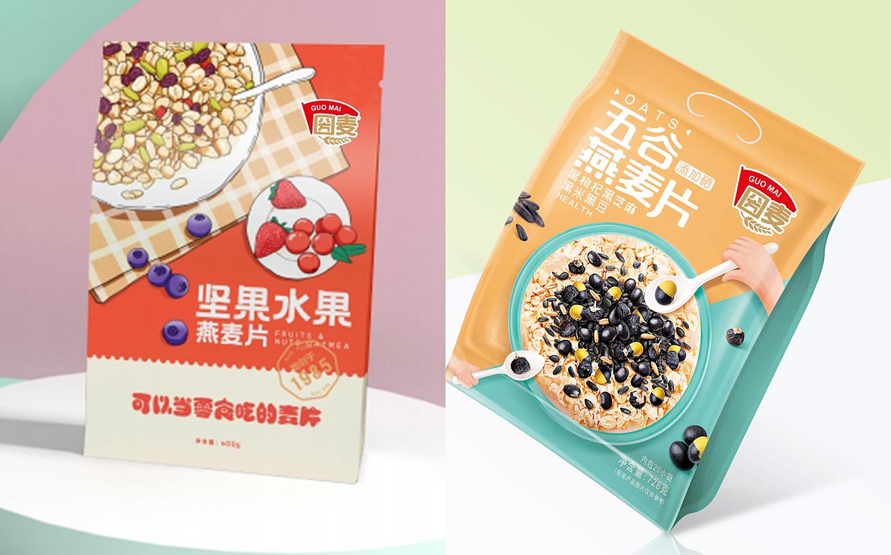 【圀麦】品牌形象设计方案|logo/燕麦/农业