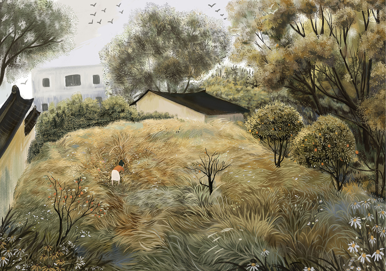 童年和大自然为伴（图ZMzQxNjc0NDIw） - 商业插画 - 站酷设计师米兰粥原创素材 - 站酷ZCOOL