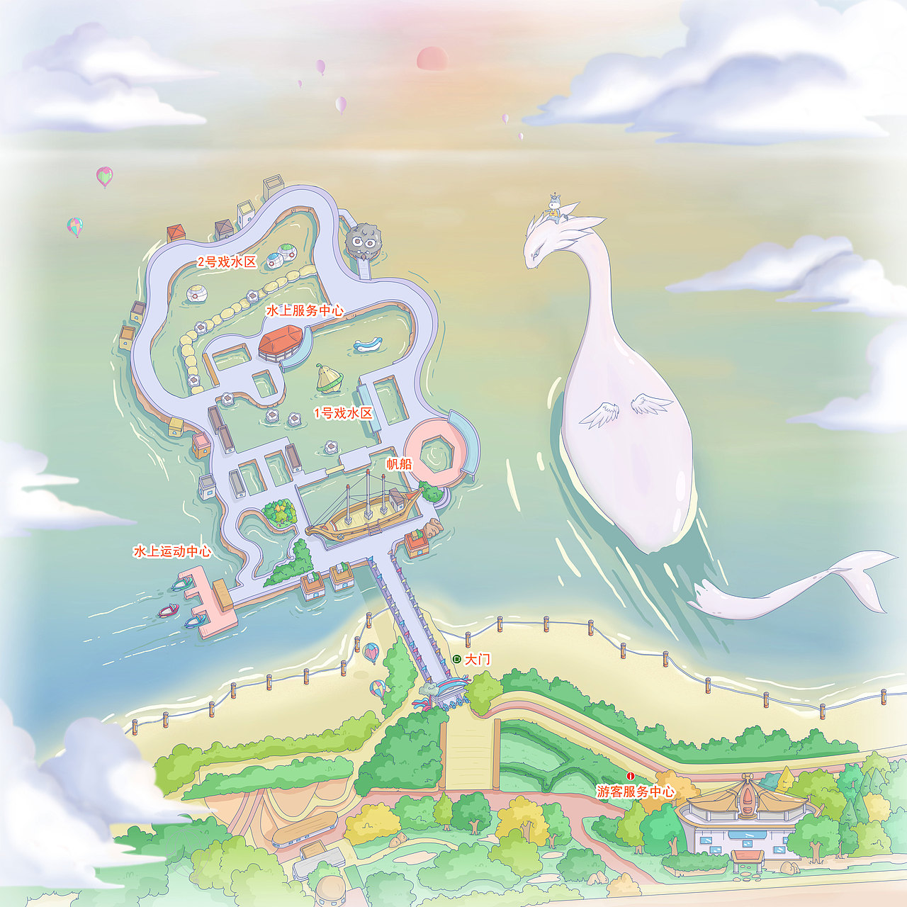 地图插画集-商业插画