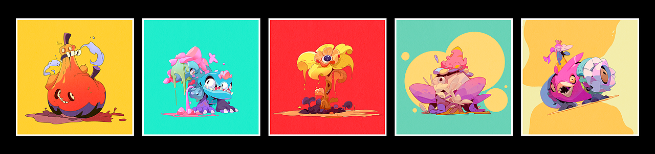 独眼眼原创插画 - 光怪陆离#合集